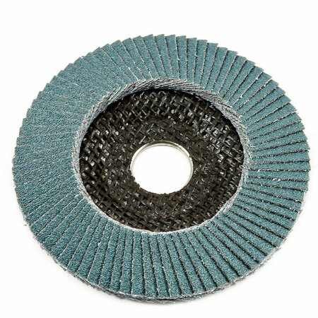 Forney Flap Disc, Type 29, 4-1/2 in x 7/8 in, ZA120 71988